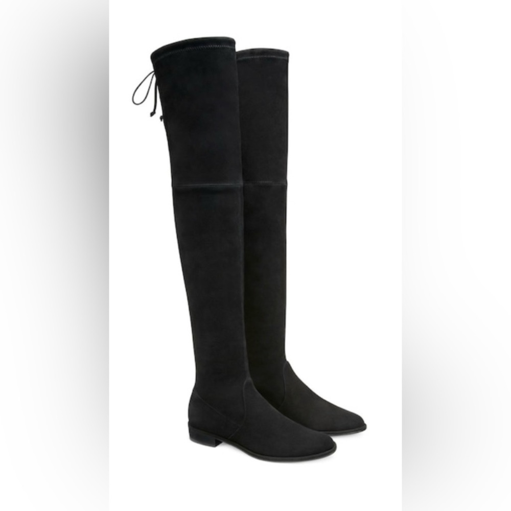 STUART WEITAN Lowland Suede Thigh-High Boots- Size 8.5